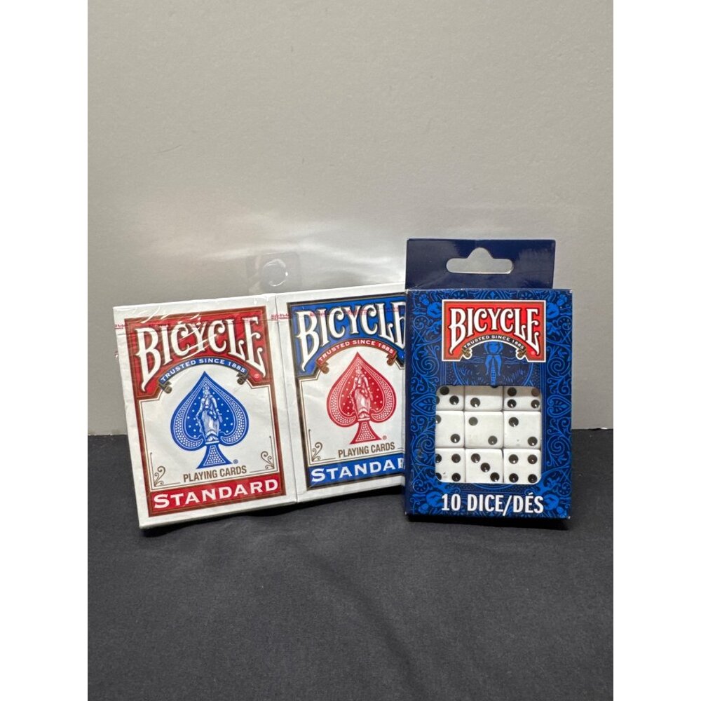 Bicycle Standard Playing Cards & Dice Set